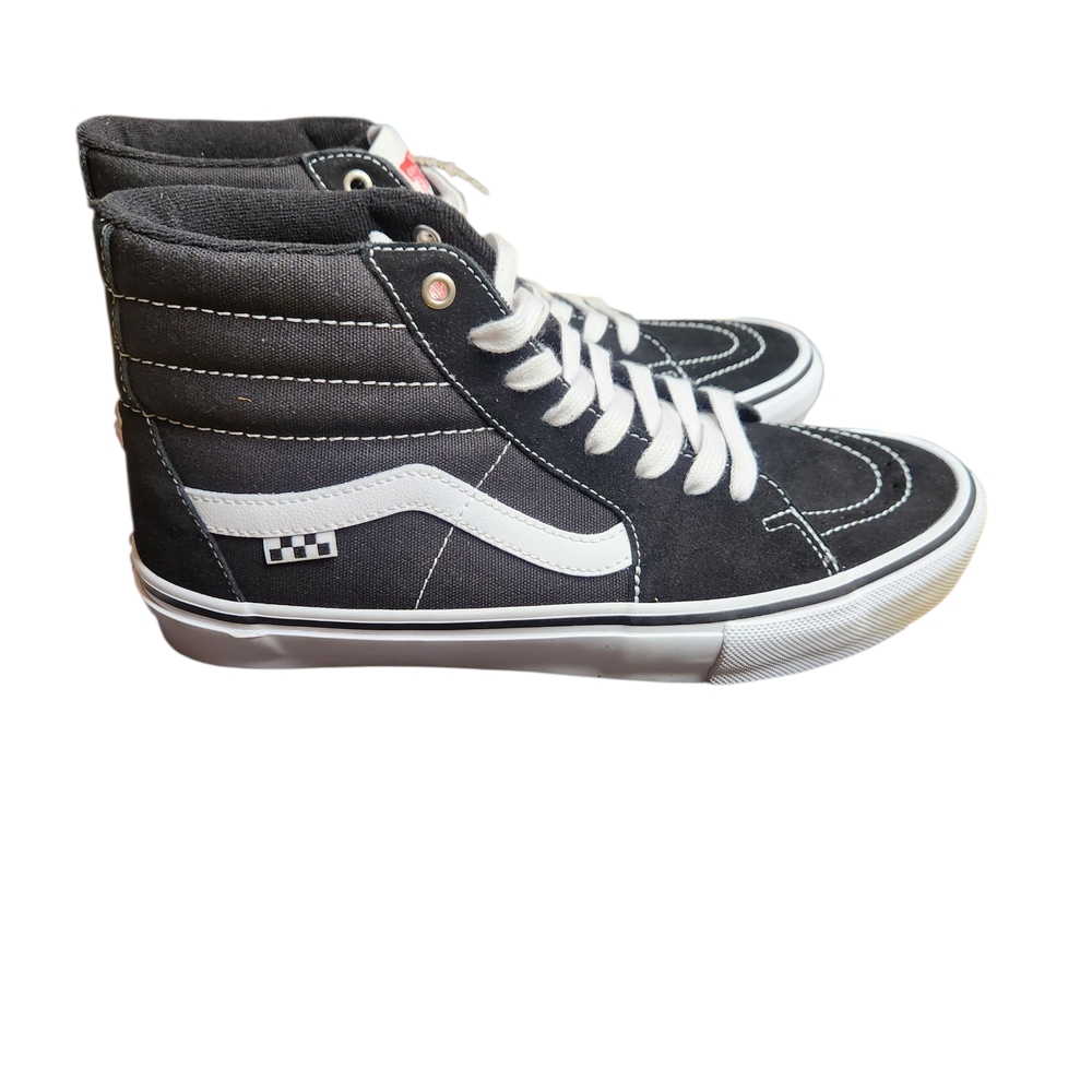 Vans High-Top Sneakers in Black and White